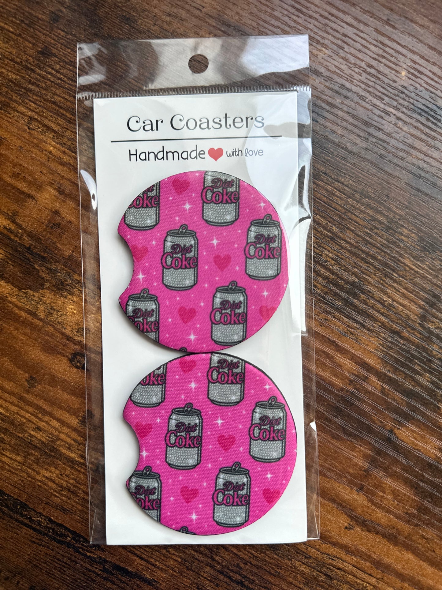Car Coaster -Neoprene- Diet Coke