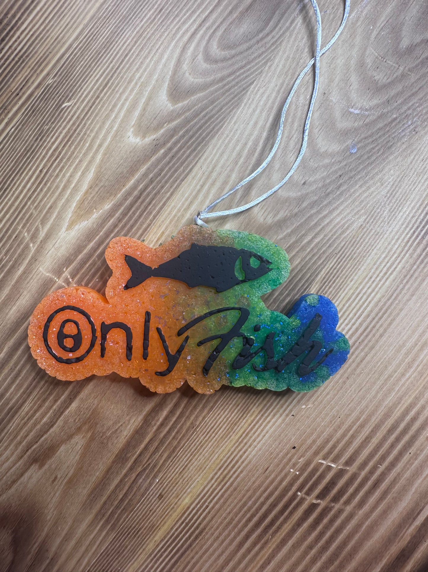 Car Freshie - Only Fish - Scent is Sugared Suede