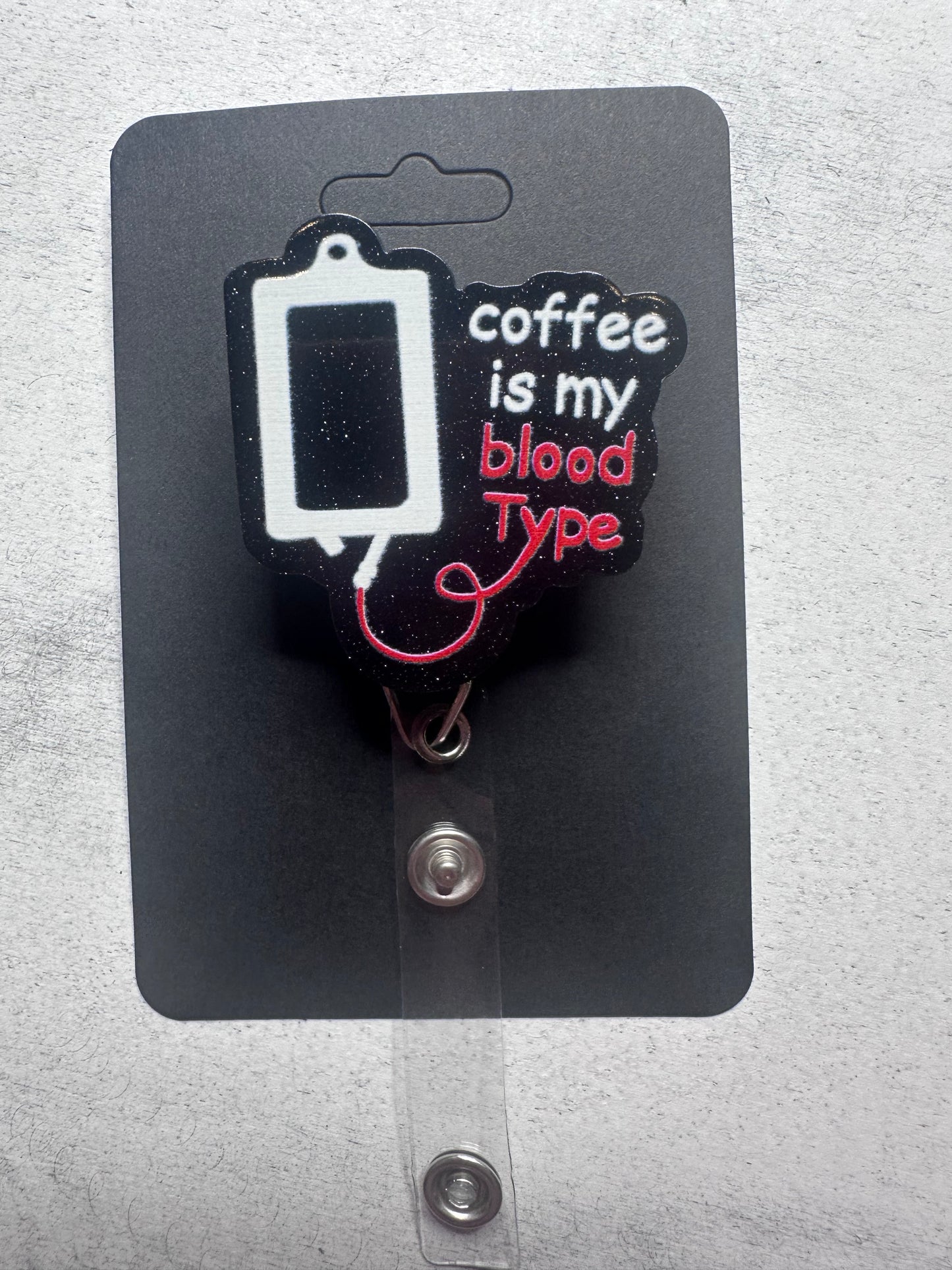 Coffe badge reel
