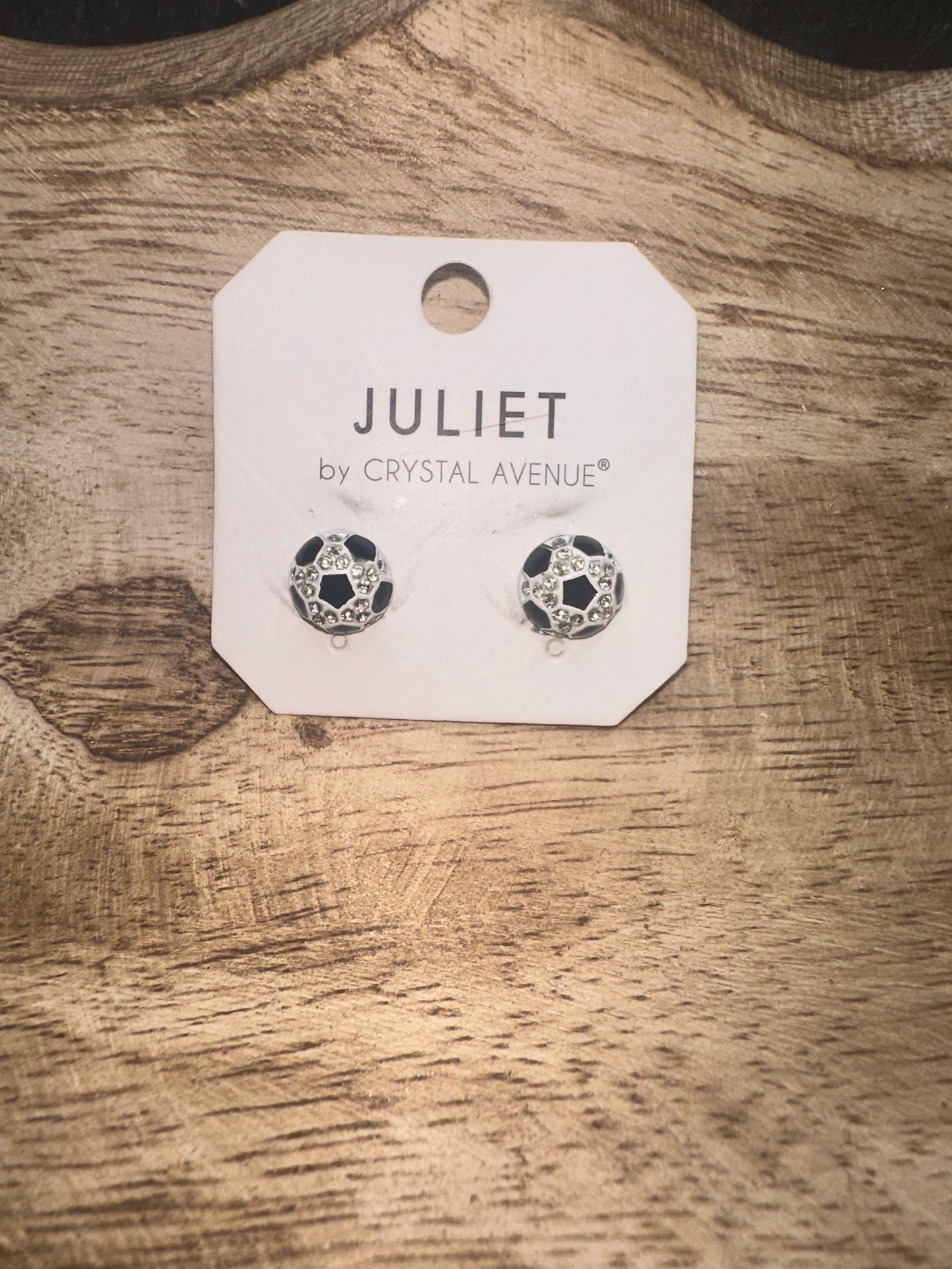 Soccer earrings