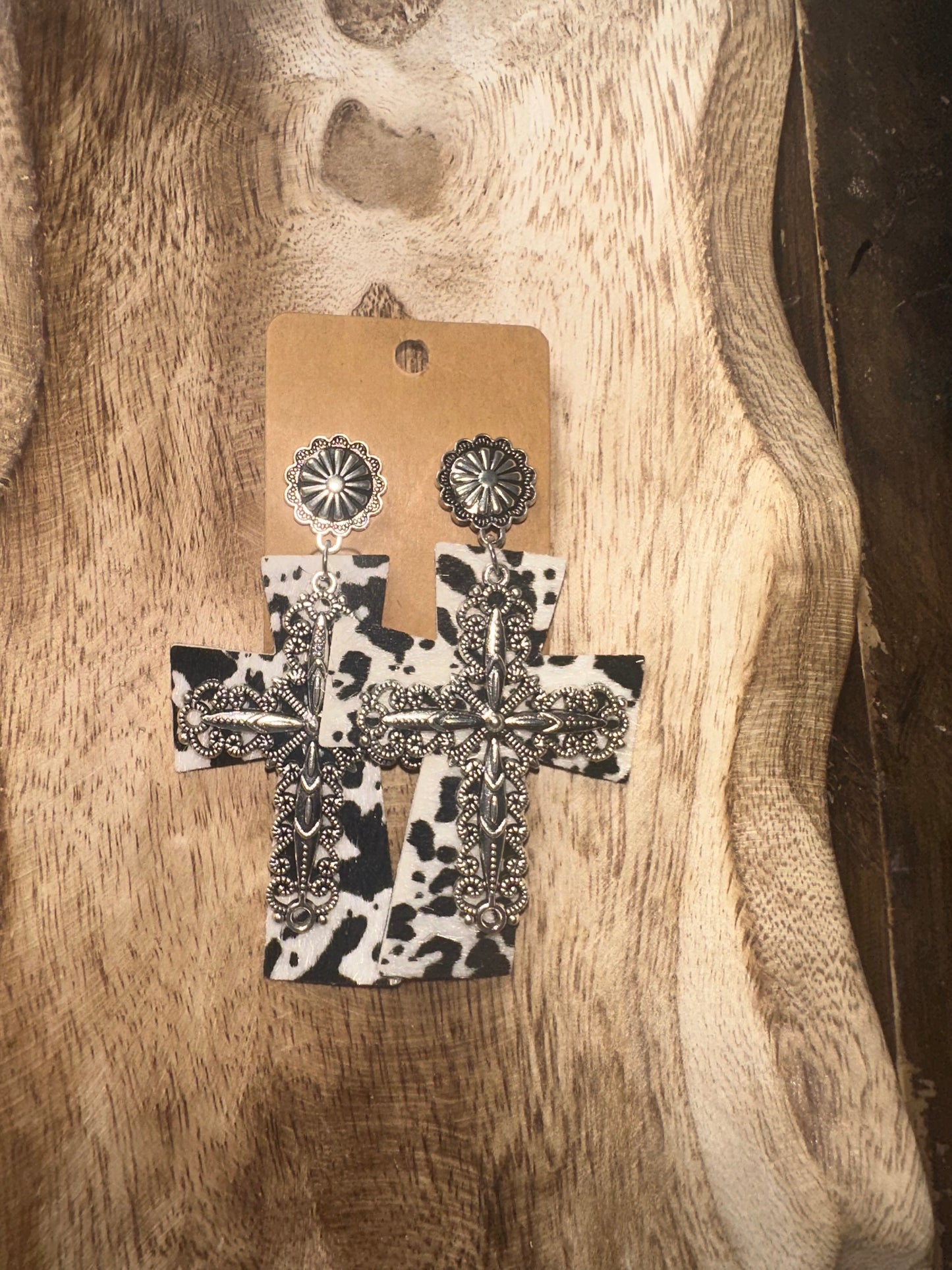 Cow Print Cross