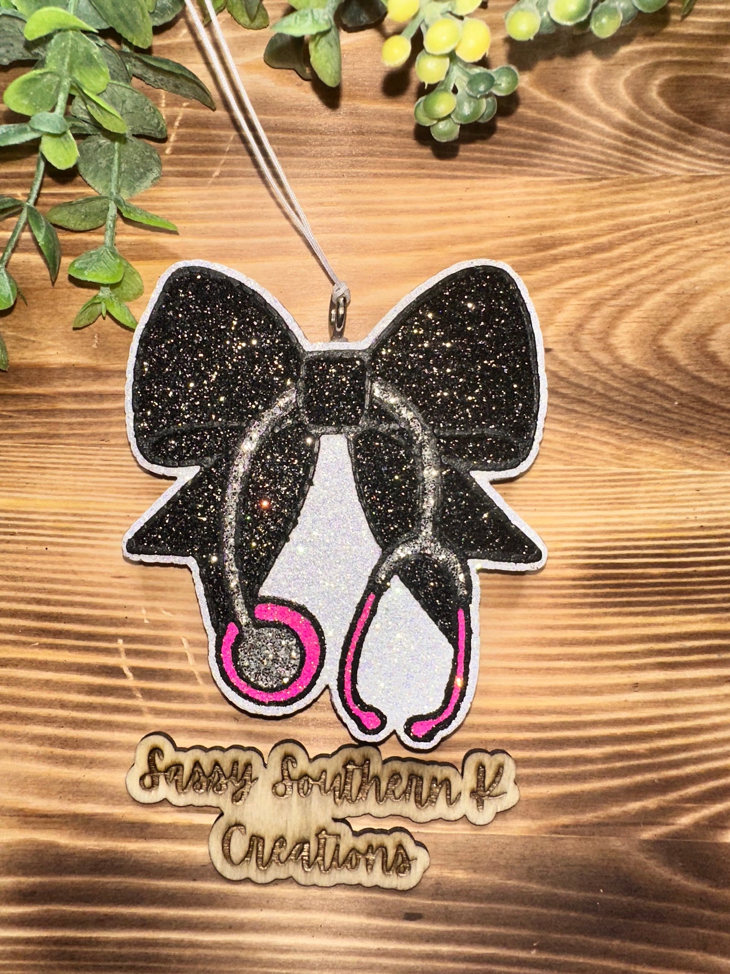 Car Freshie - Stethoscope- Scent is Volcano