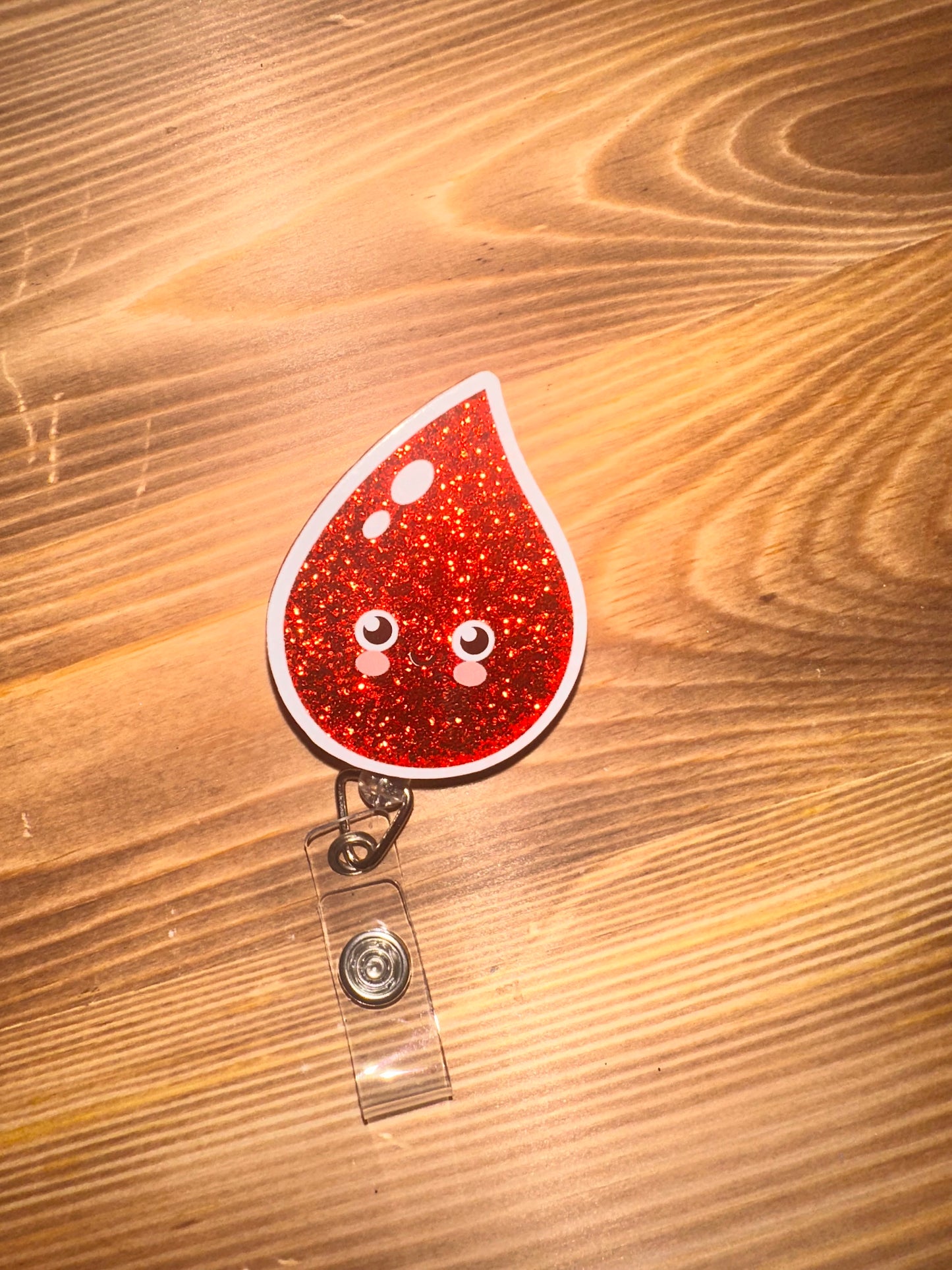 Badge Reel - red
