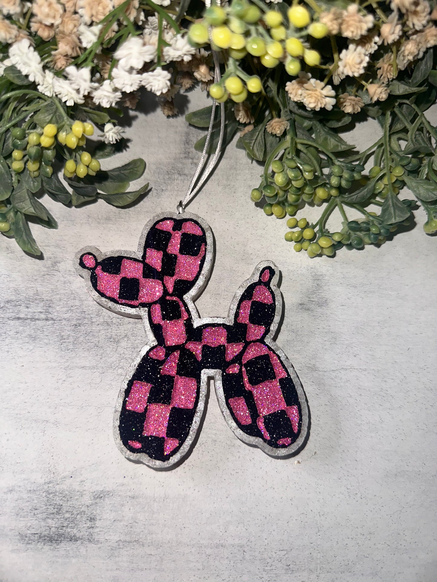 Car Freshie - poodle - Scent is Cherry Leather
