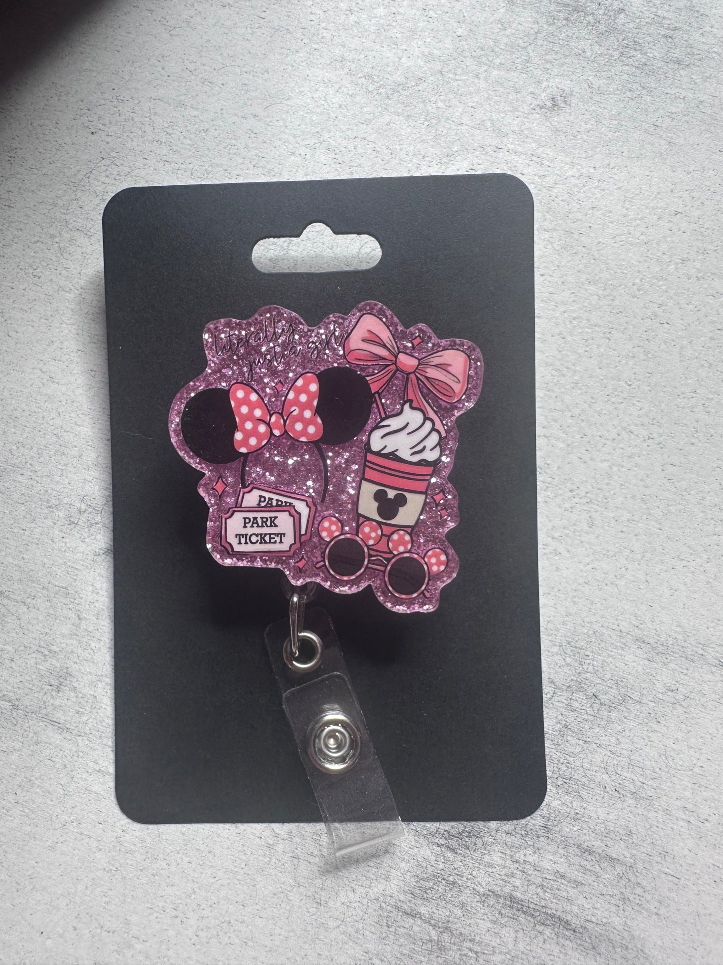 Minnie badge reel
