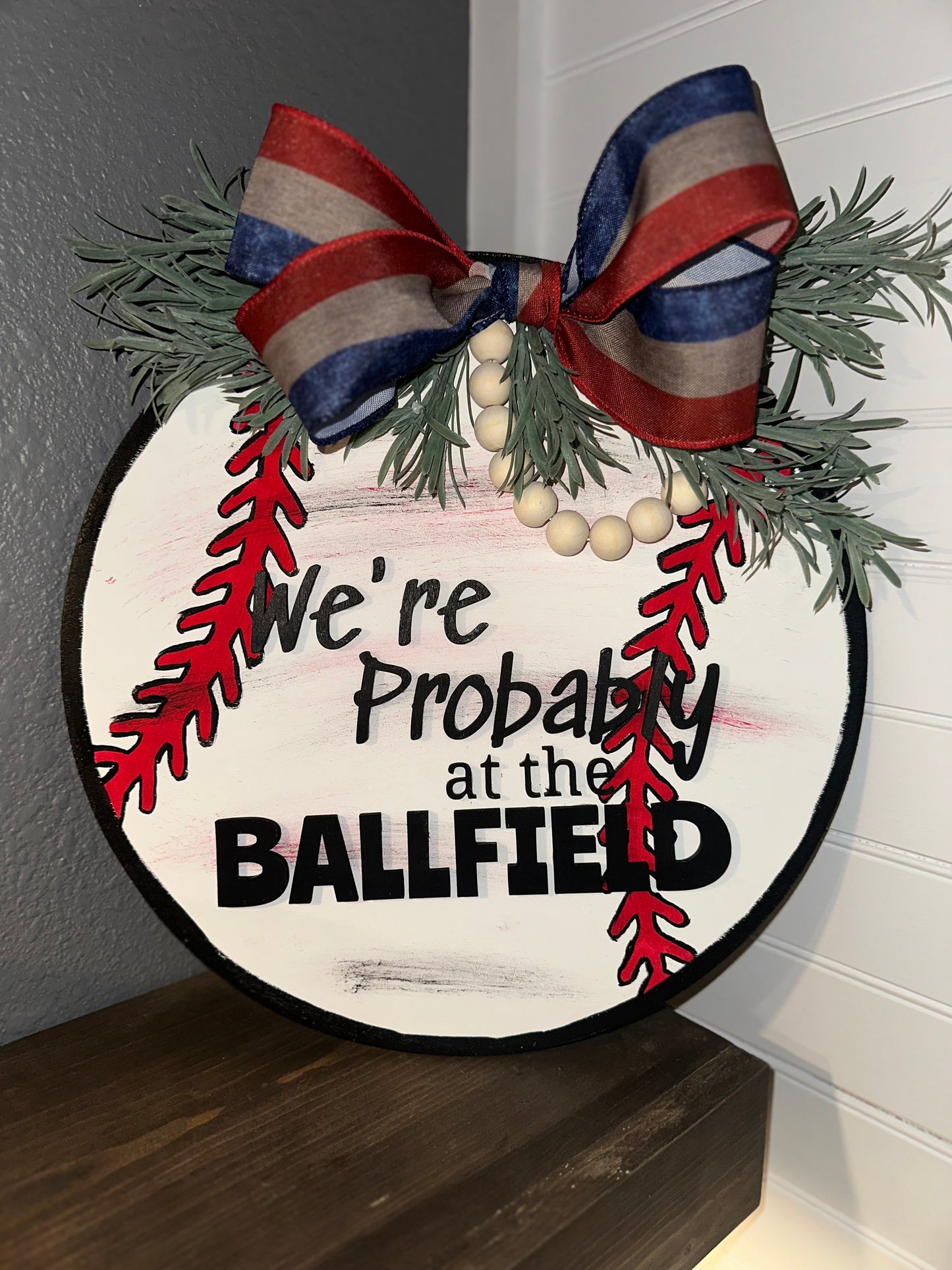 Baseball Door Hanger