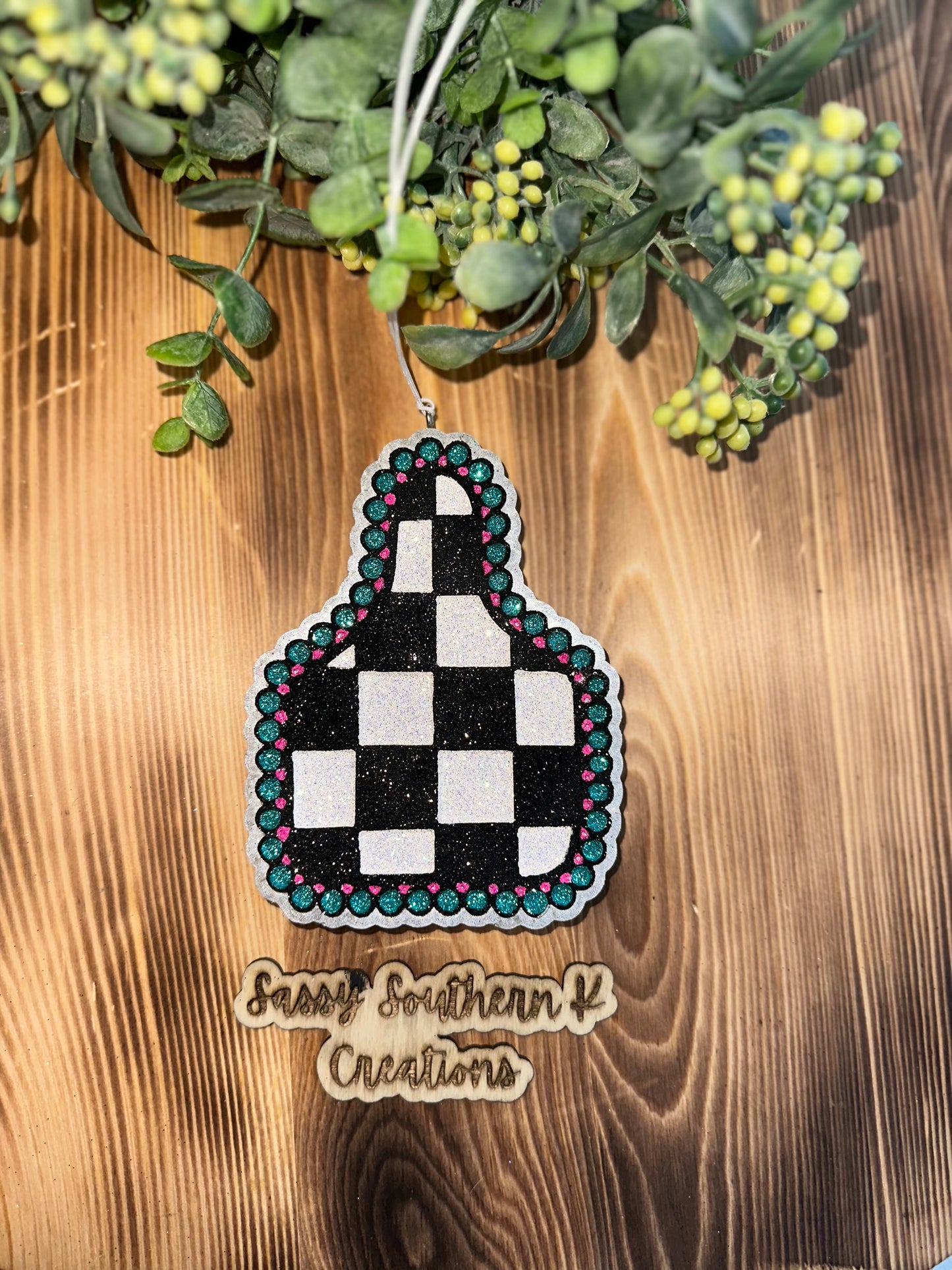 Car Freshie - Tag- Scent is Pink Cotton