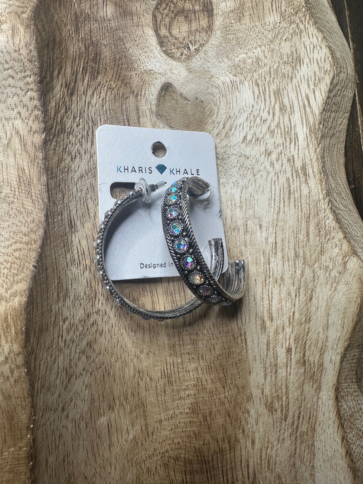 Rhinestone Hoops