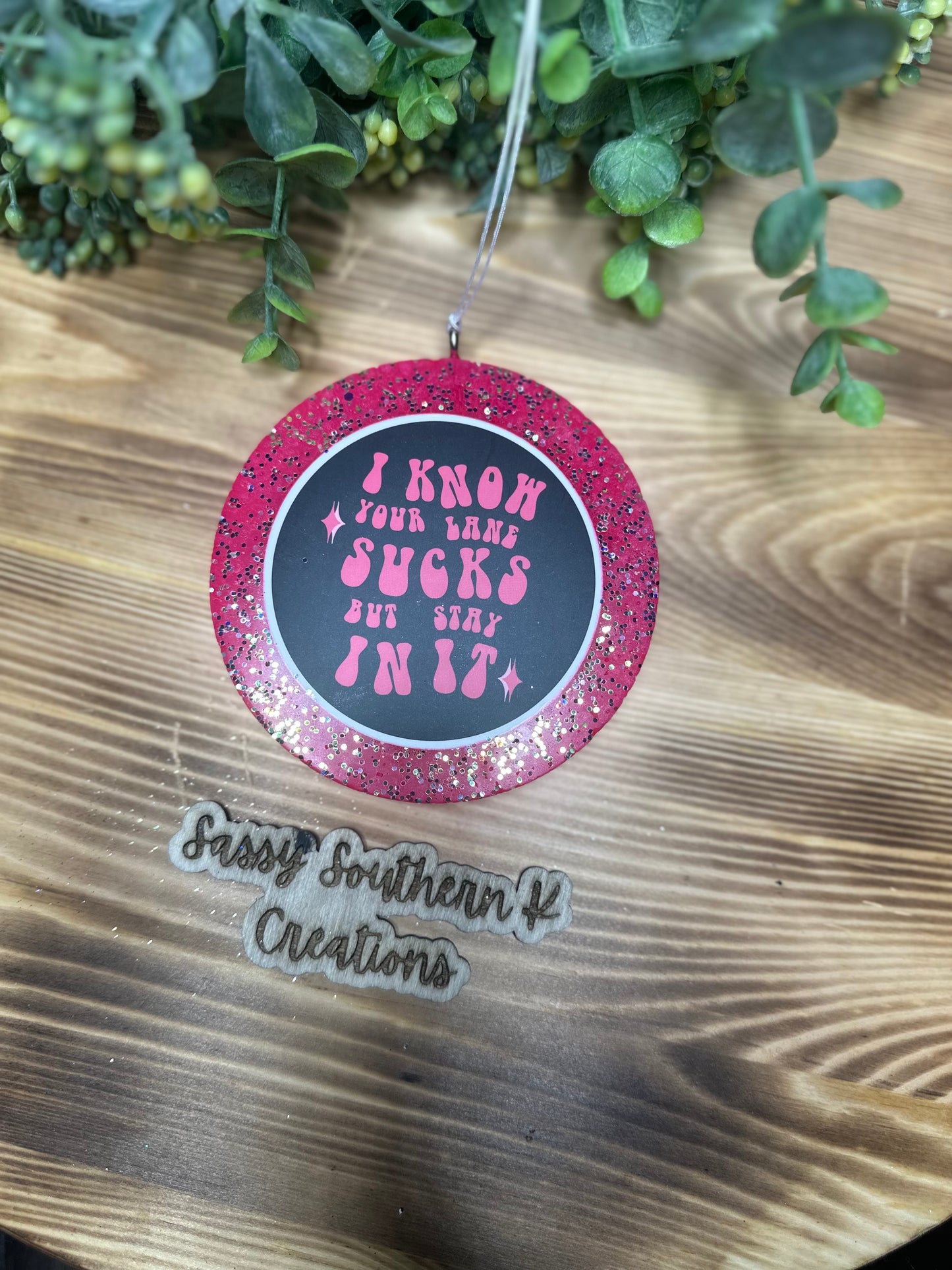 Car Freshie - Lane Sucks - Scent is Johnny & June