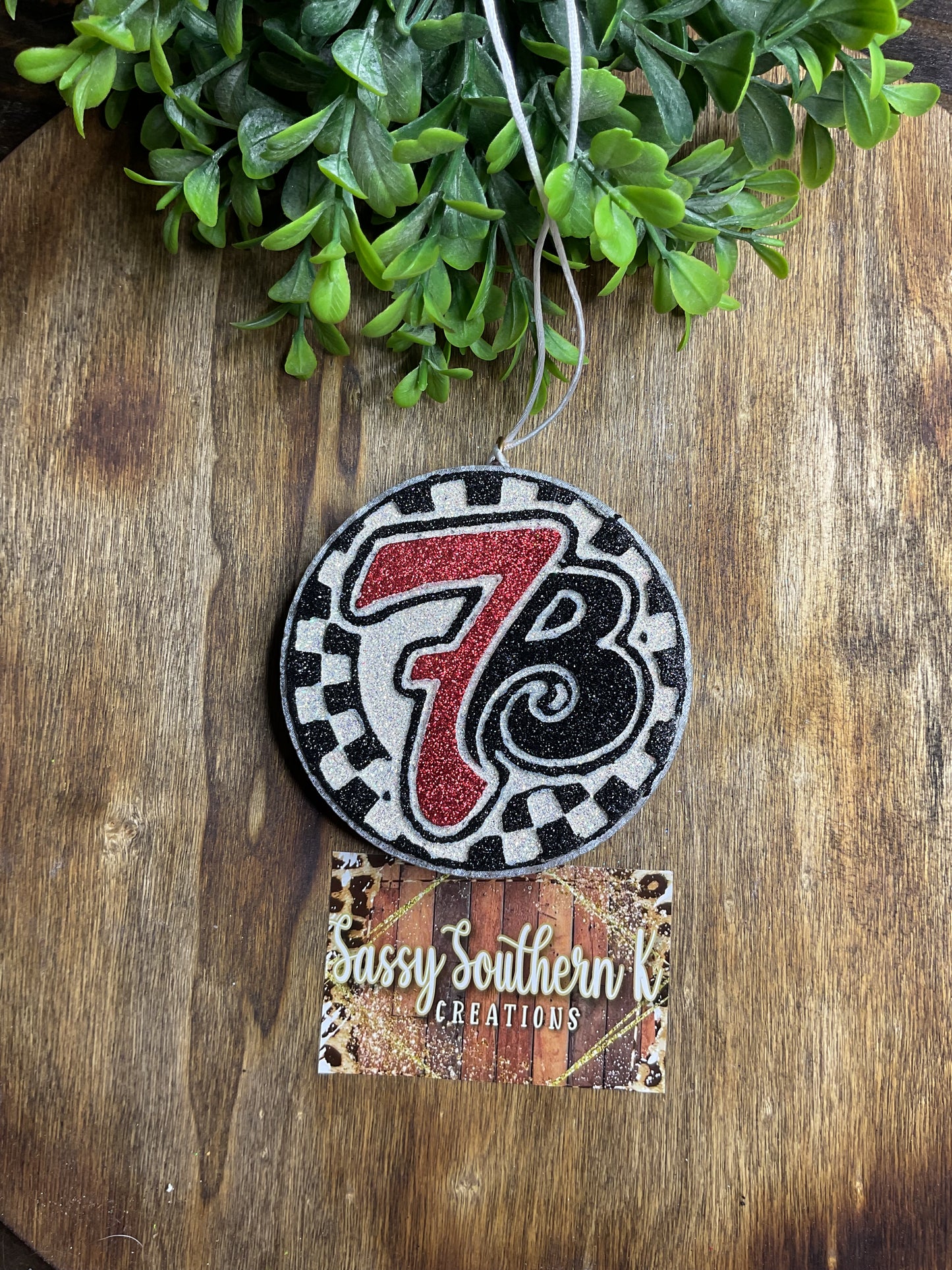 Car Freshie - 7 Brew - Scent is Pink Pineapple Sunrise