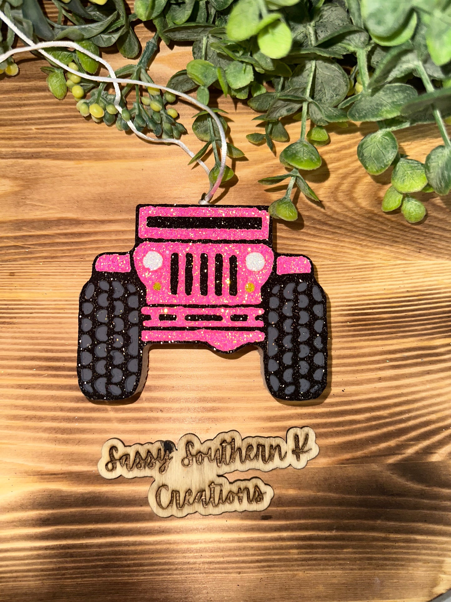 Car Freshie - Jeep- Scent is Coco Butter Cashmere