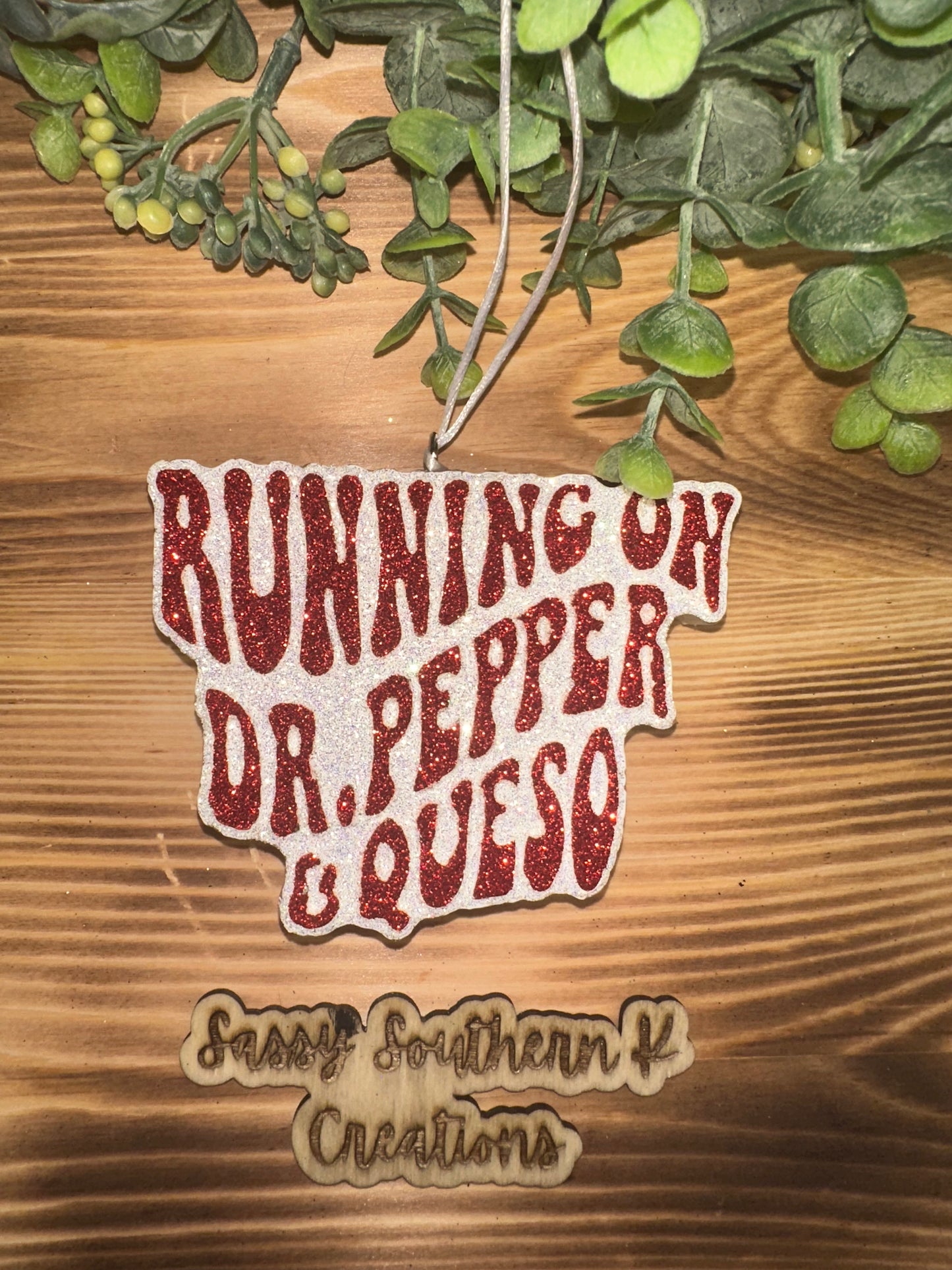Car Freshie - Running On Dr Pepper- Scent is Volcano