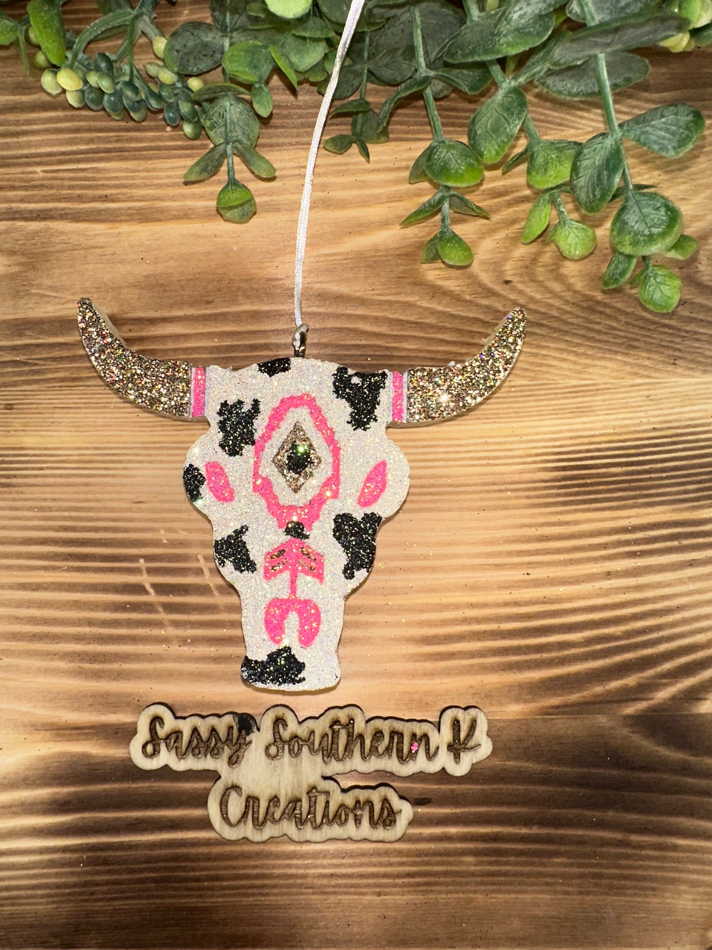 Car Freshie - Cow- Scent is Watermelon Lemonade