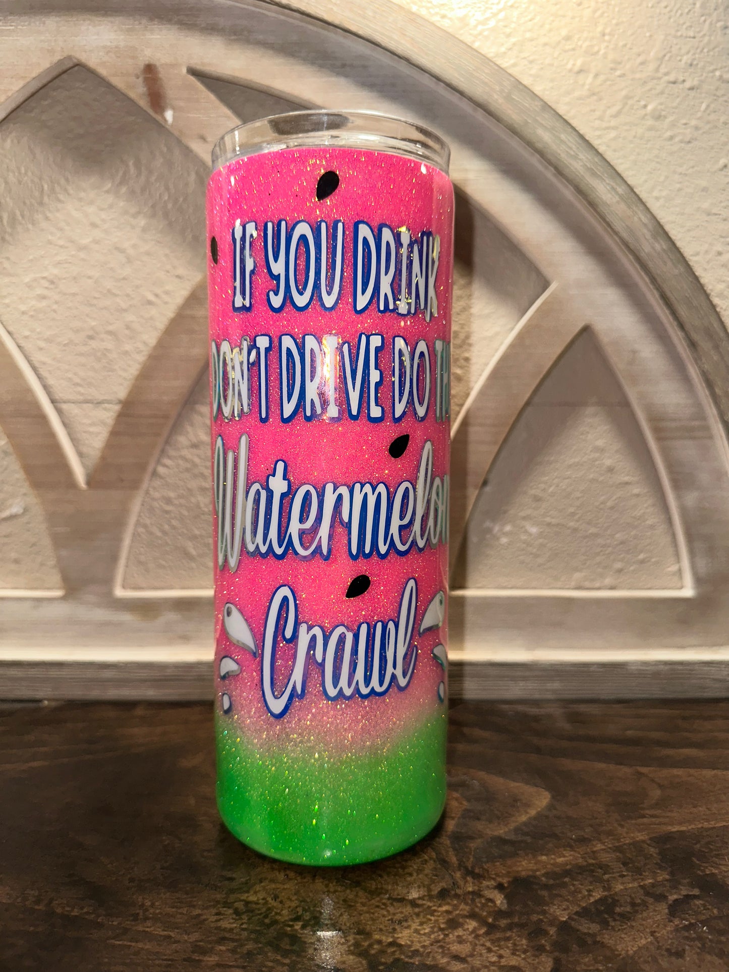 20oz Skinny Watermelon Tumbler