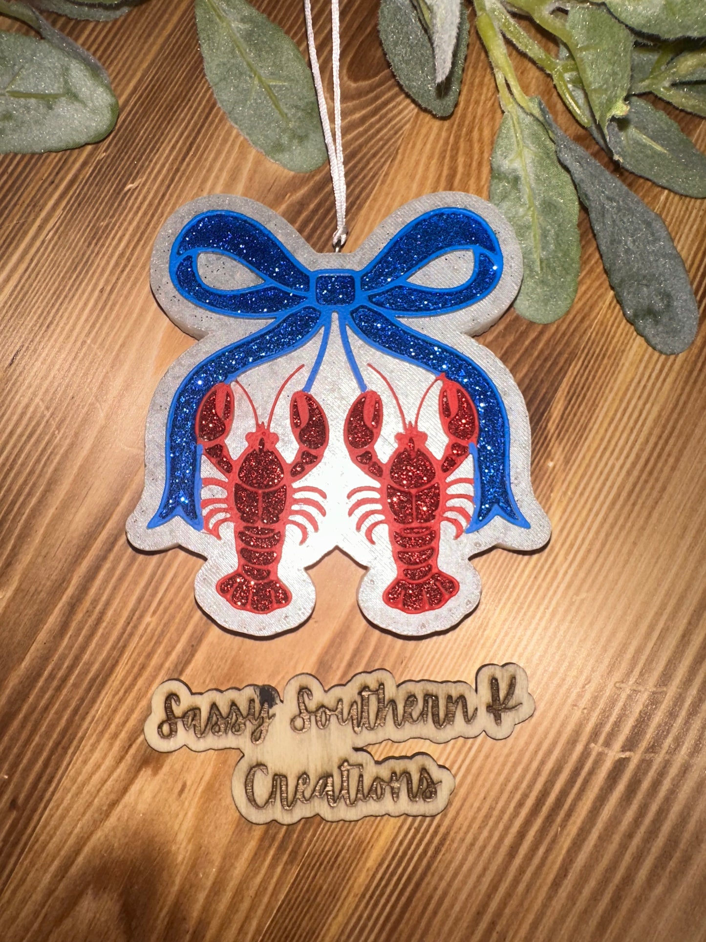 Car Freshie - Crawfish - Scent is Pink Cotton