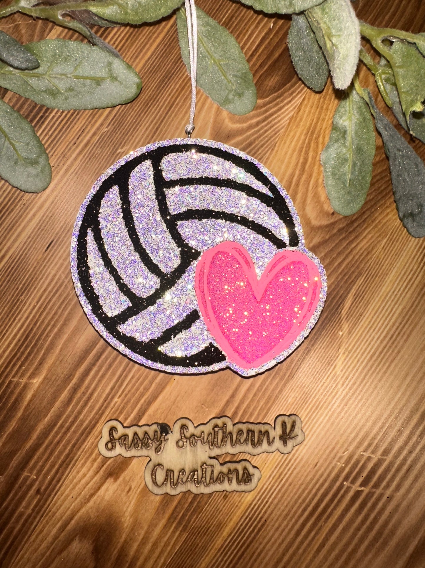 Car Freshie - Volley Ball - Scent is Rhinestone Cowgirl