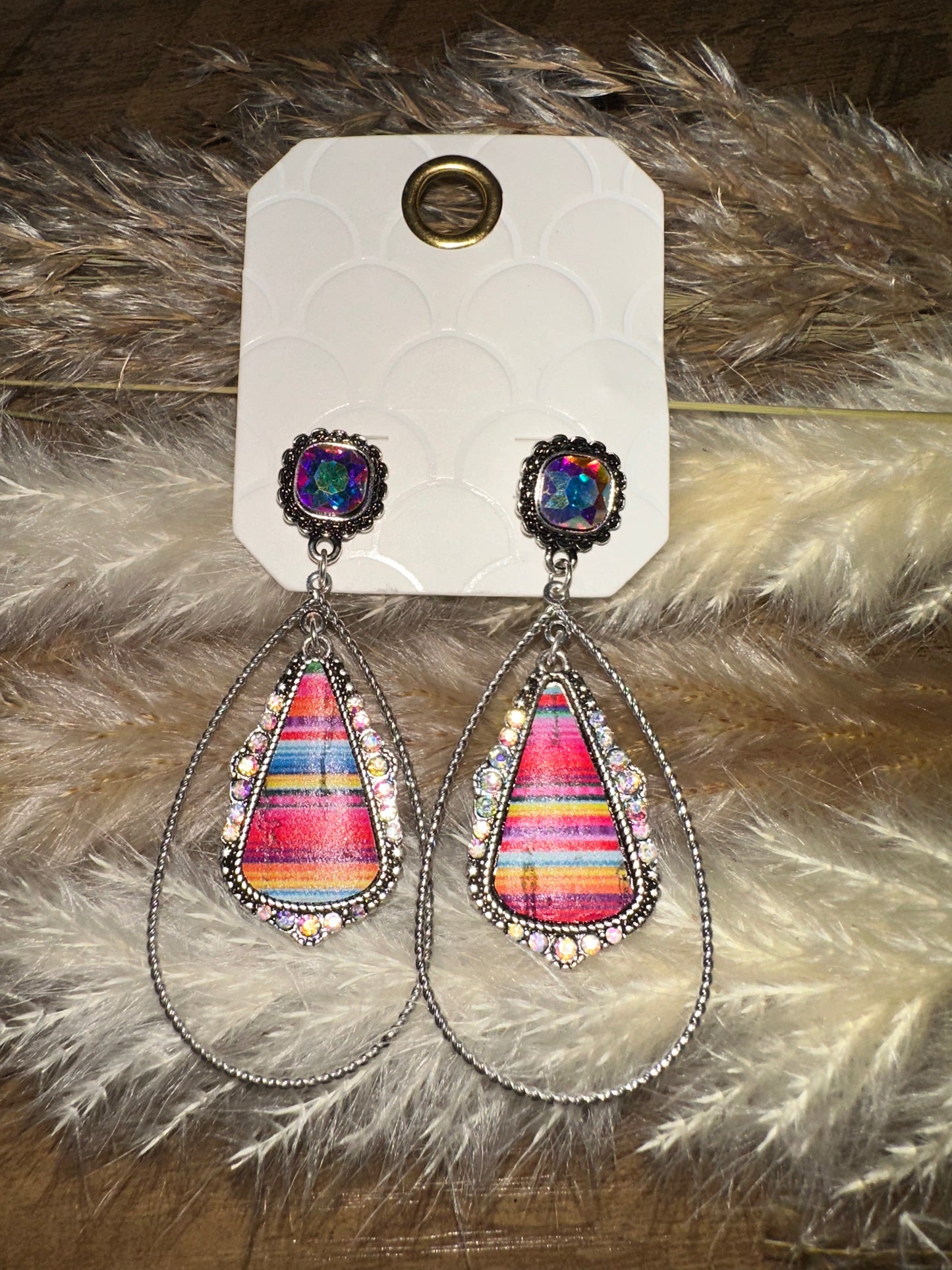 Serape earrings