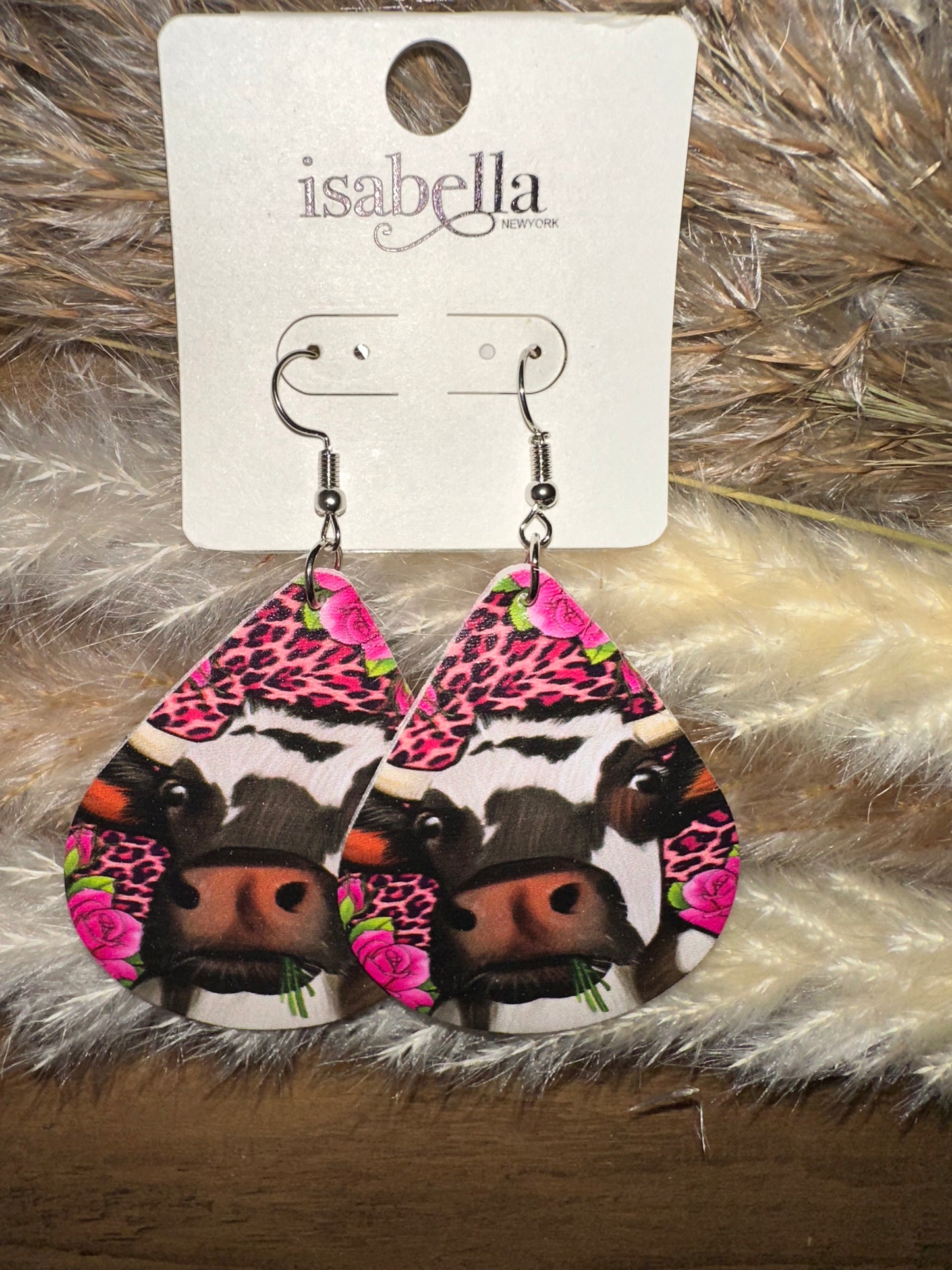 Cow earrings
