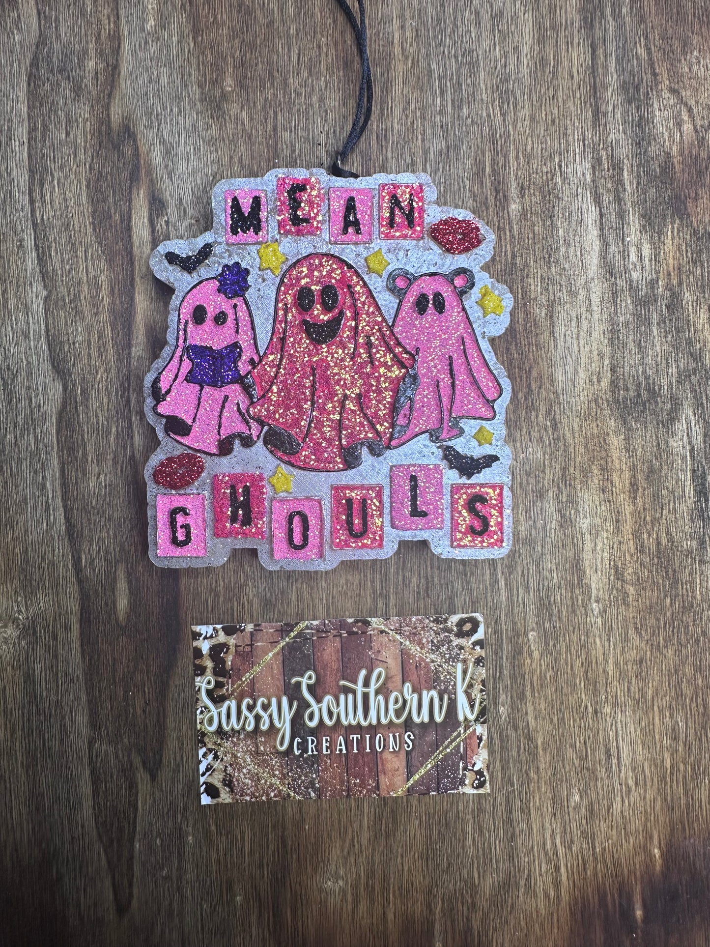 Mean Ghouls - Car Freshie - Scent is Lemon Pound Cake