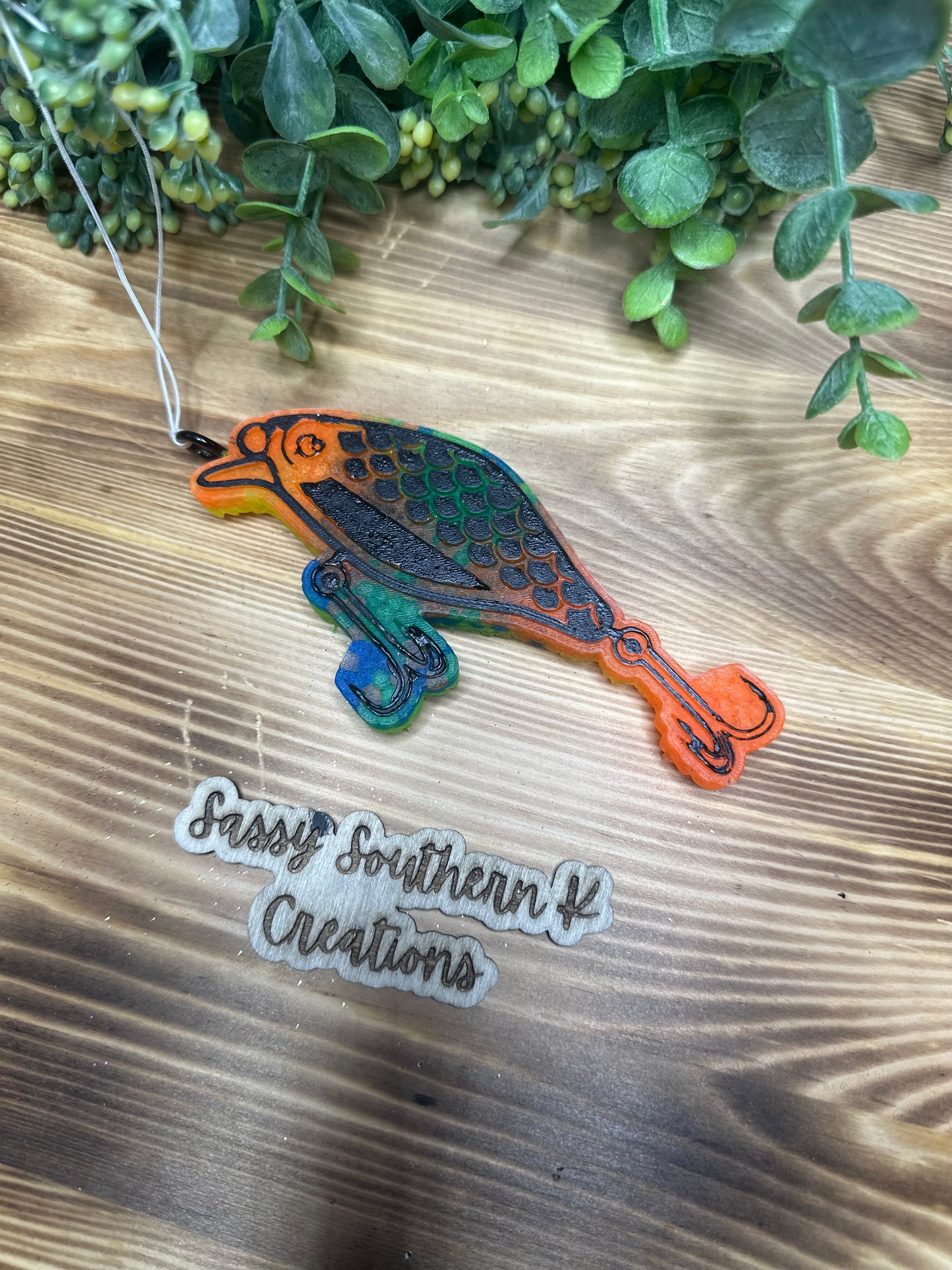 Car Freshie - Lure- Scent is Black Ice