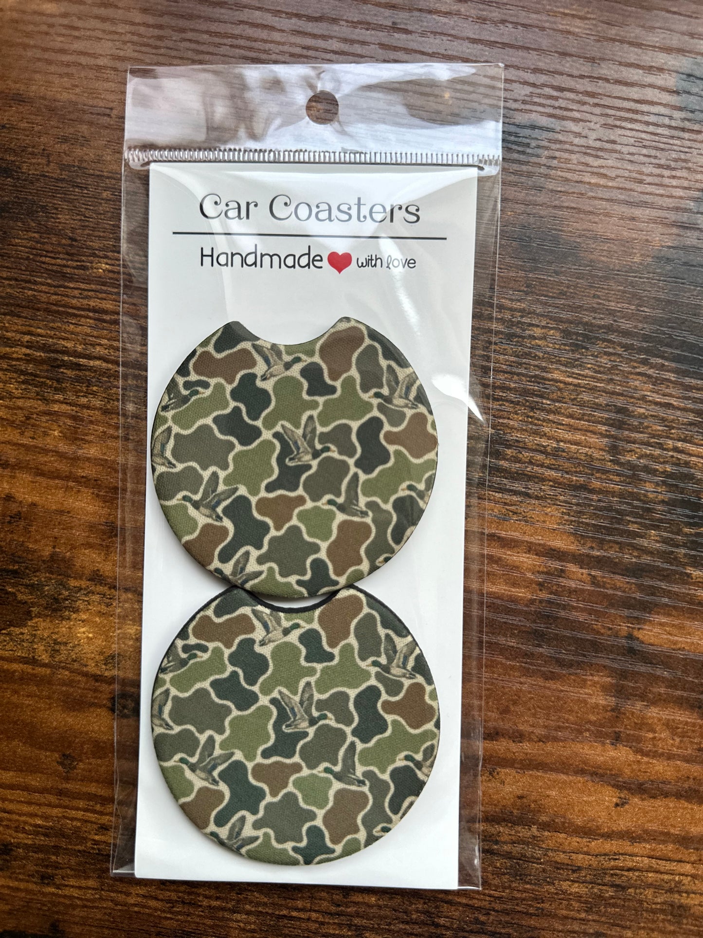 Car Coaster -Neoprene- Duck Camo