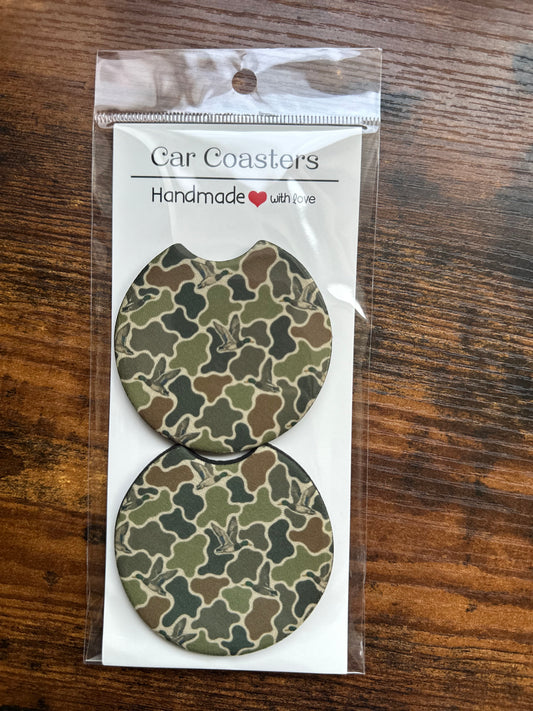 Car Coaster -Neoprene- Duck Camo