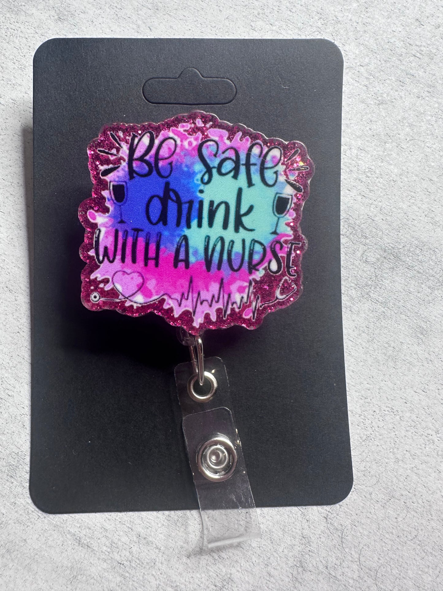 Be Safe badge reel