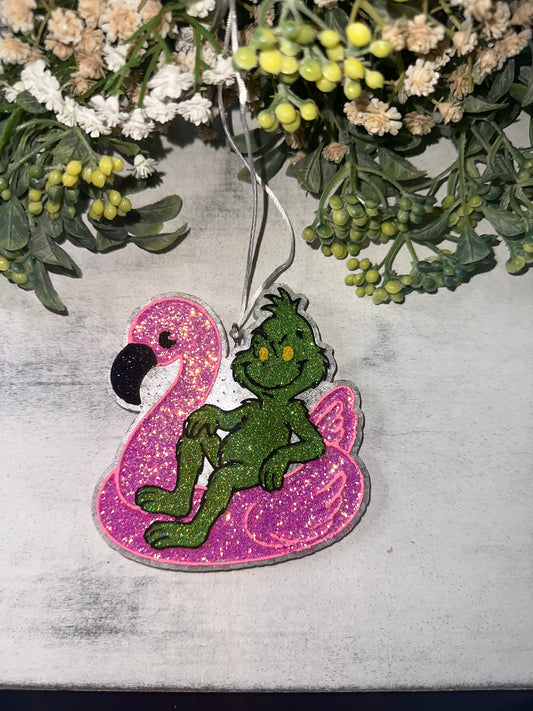 Car Freshie - Float/Grinch - Scent is Leather