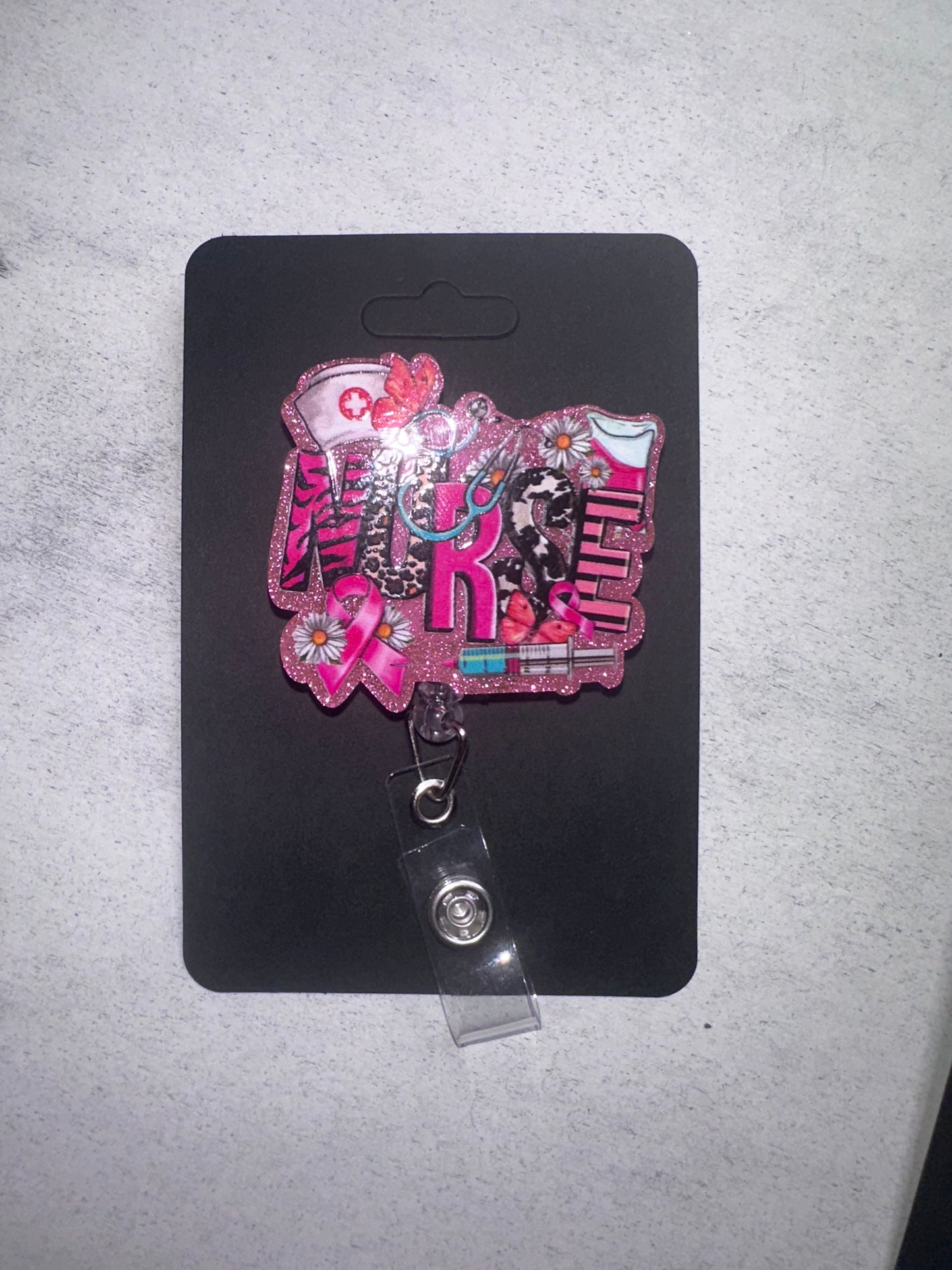 Nurse badge reel