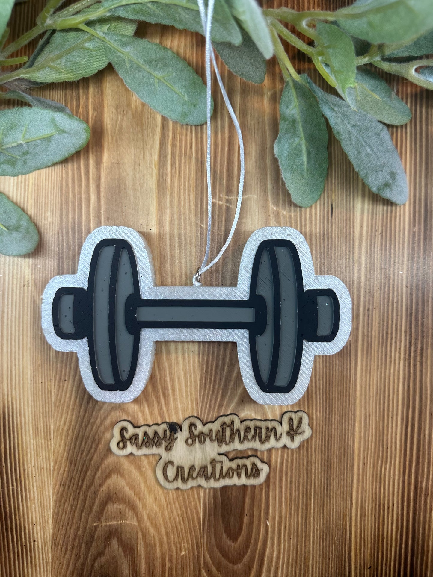 Car Freshie - Weights- Scent is Sugared Suede