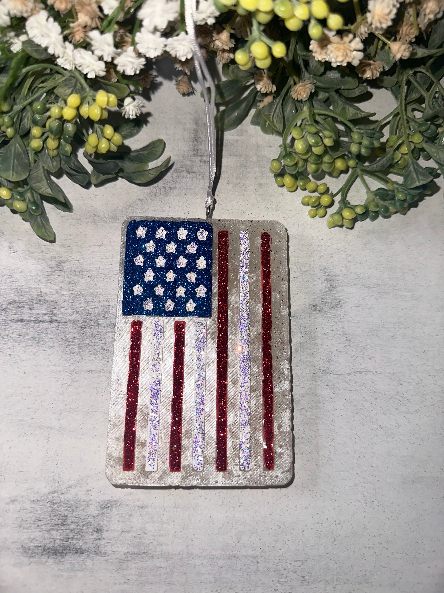 Car Freshie - Flag - Scent is Sweet Orange Chili Pepper