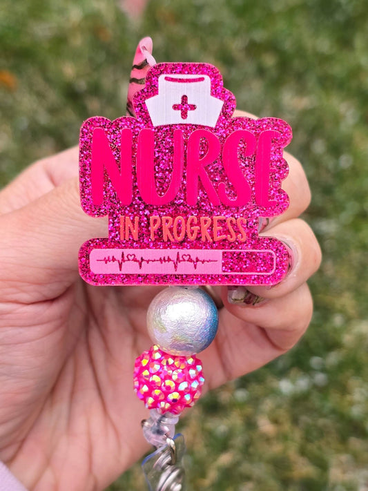 Badge Reel - Nurse in progress