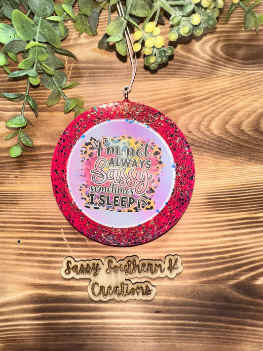 Car Freshie - Sassy - Scent is Bubblegum