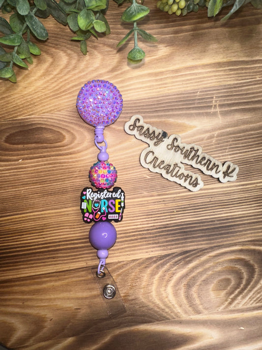 Registered Nurse badge reel