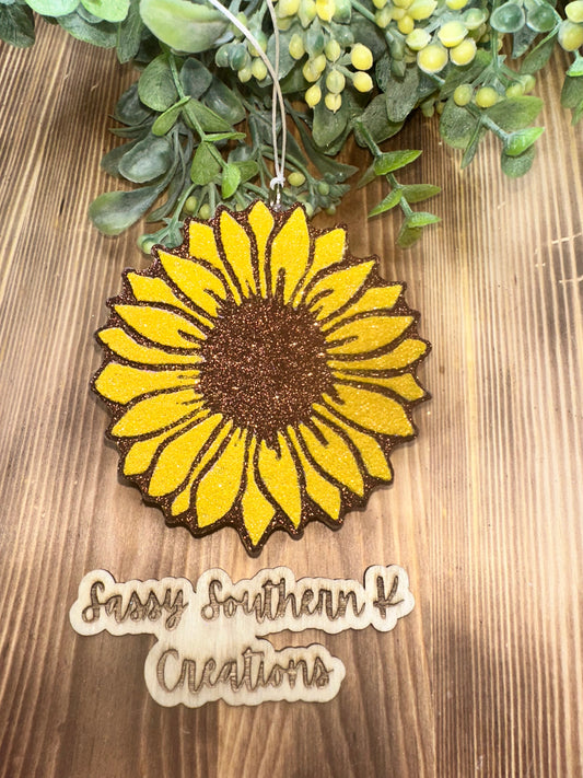 Car Freshie - Sunflower - Scent is A Thousand Wishes