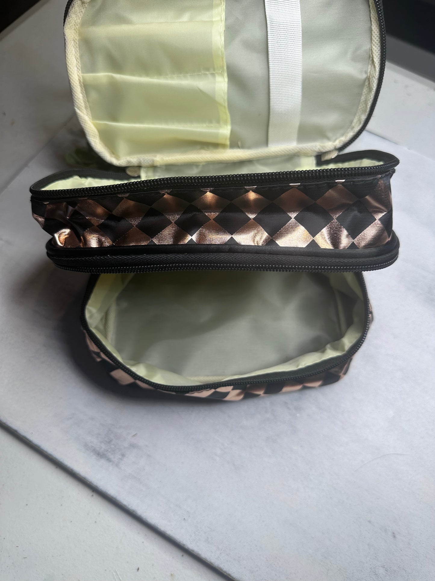 Double Layer Cosmetic Bag