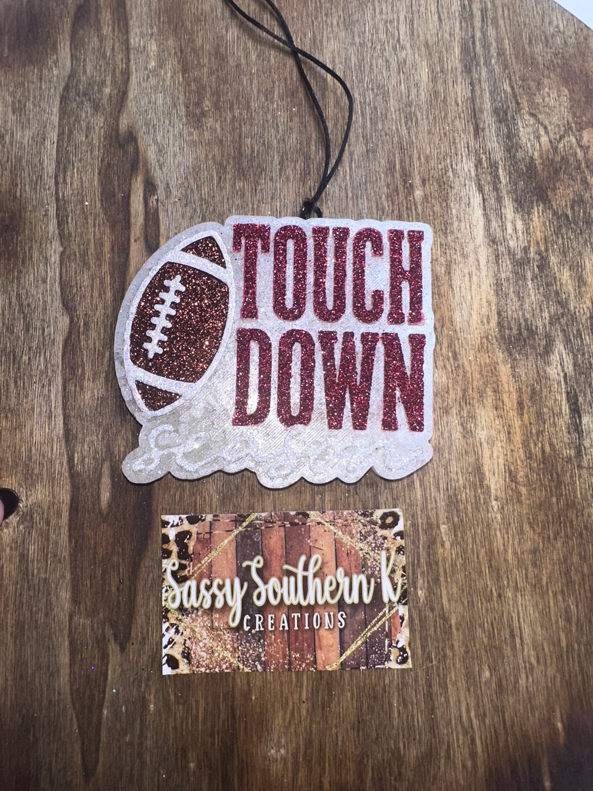 Touch Down Season - Car Freshie - Scent is Sugar Grace