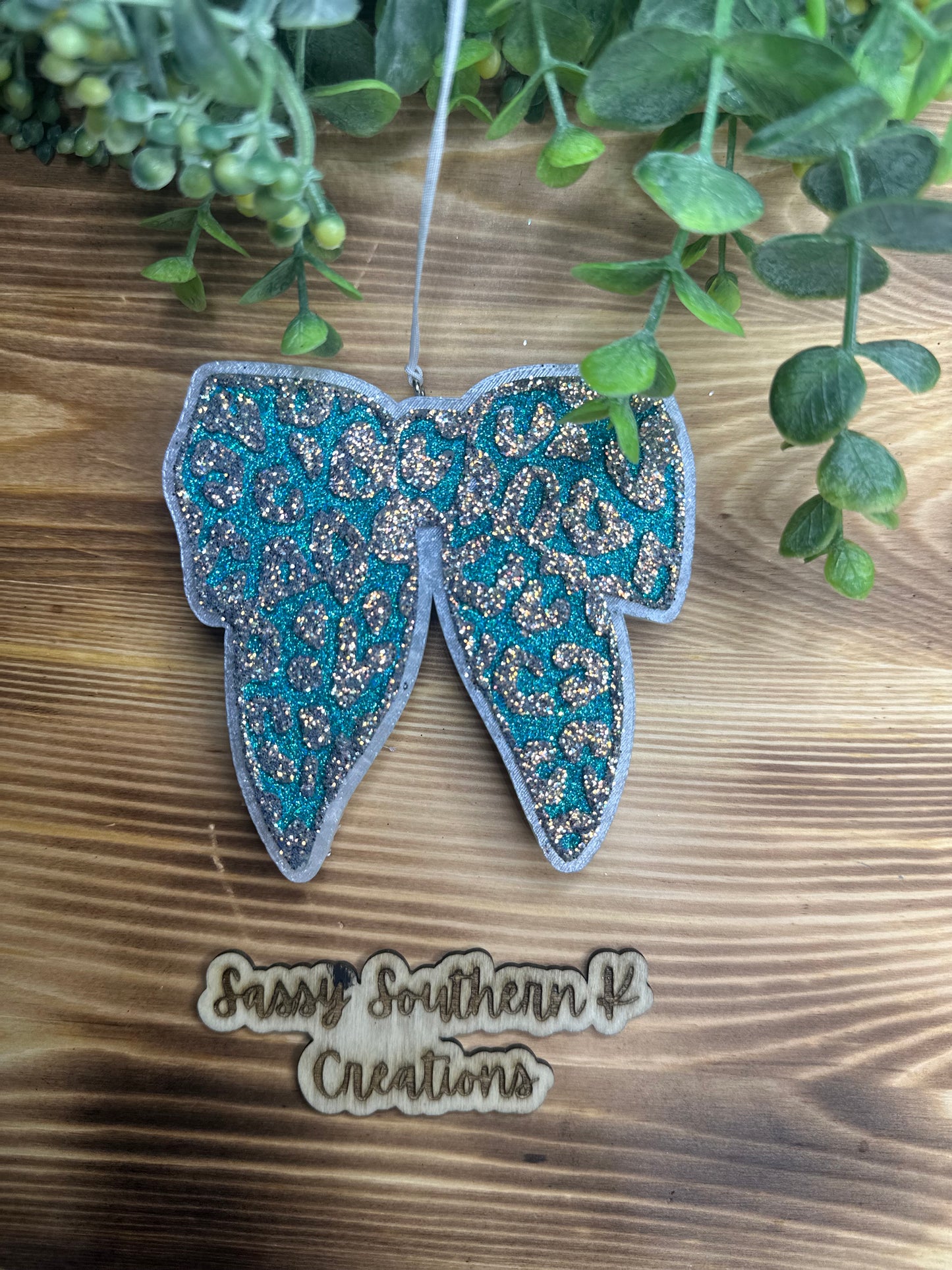 Car Freshie - Bow - Scent is Bad Bitch