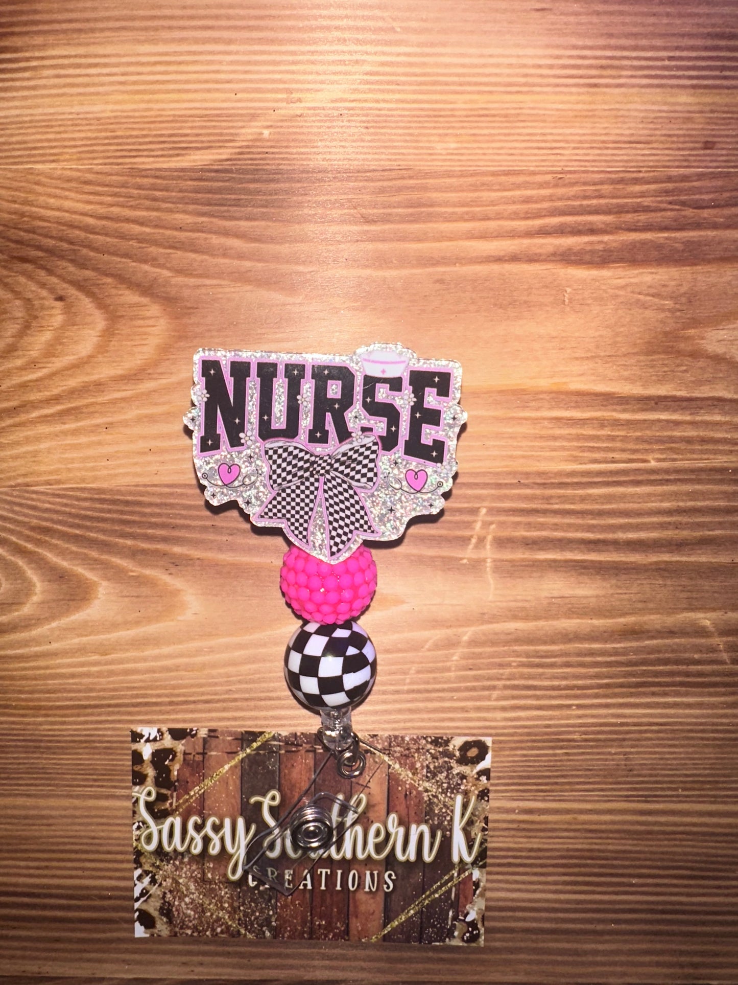 Nurse badge reel