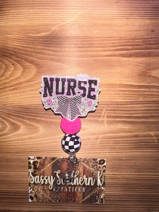 Nurse badge reel