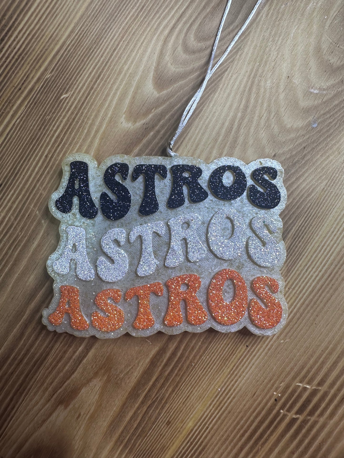 Car Freshie - Astros - Scent is Candied Leather