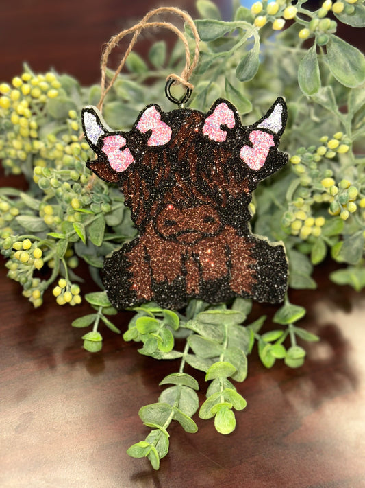 Brown Cow Freshie - Leather & Lace