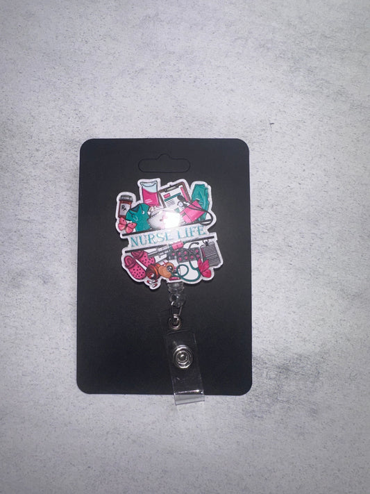 Nurse Life badge reel