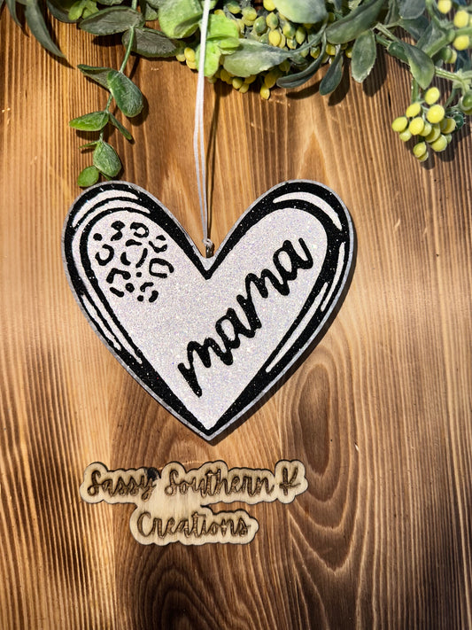 Car Freshie - Mama- Scent is Pink Cotton