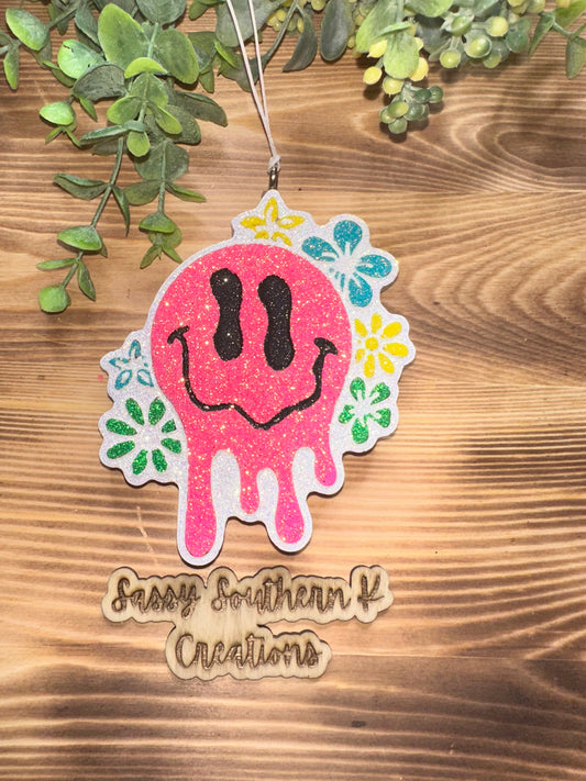Car Freshie - Smiley - Scent is Twilight
