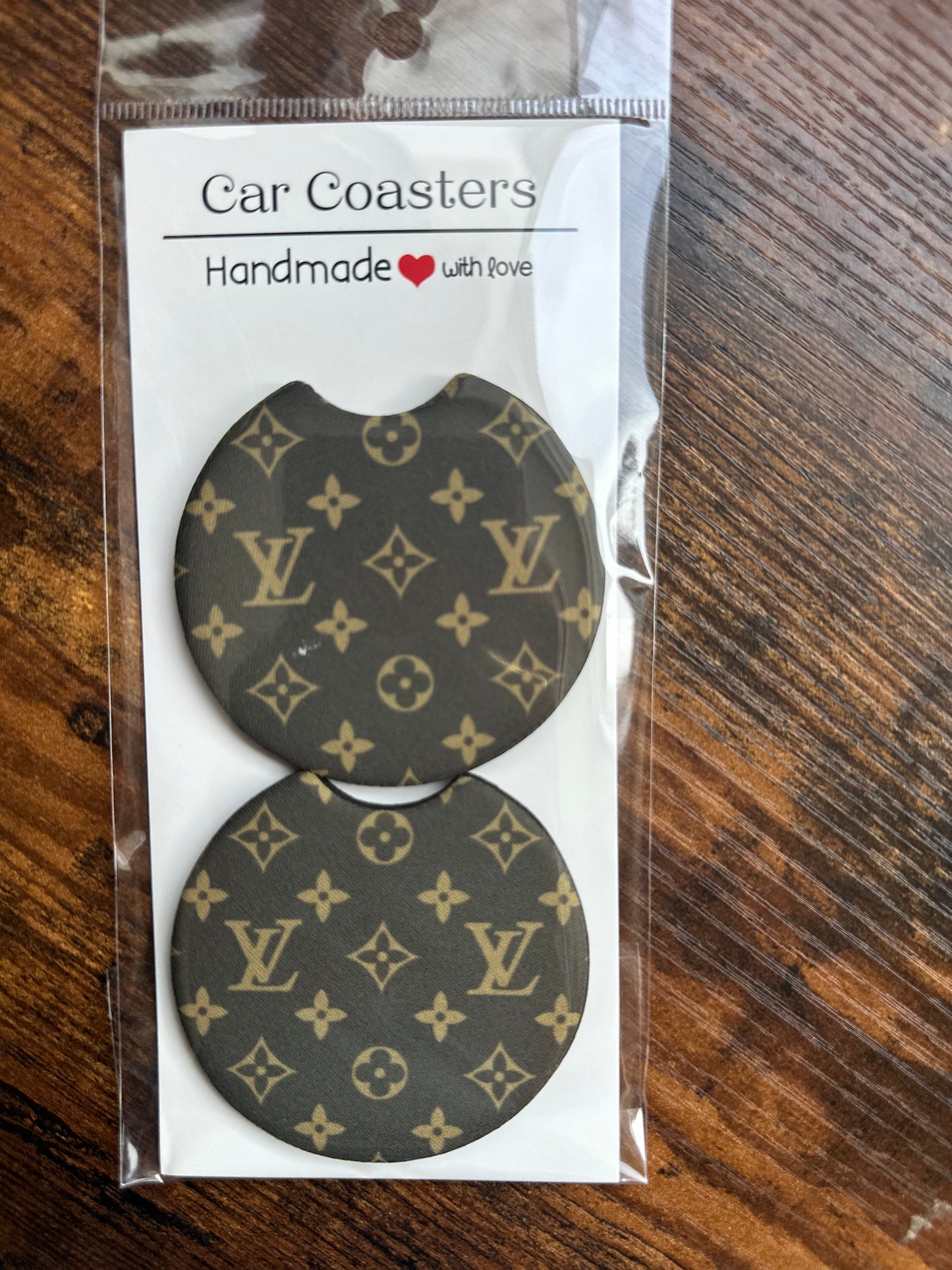 Car Coaster -Neoprene- L V Brown