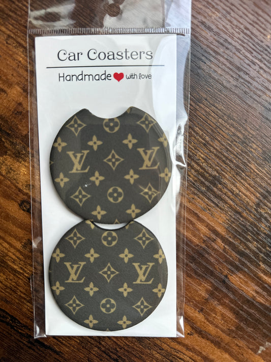 Car Coaster -Neoprene- L V Brown