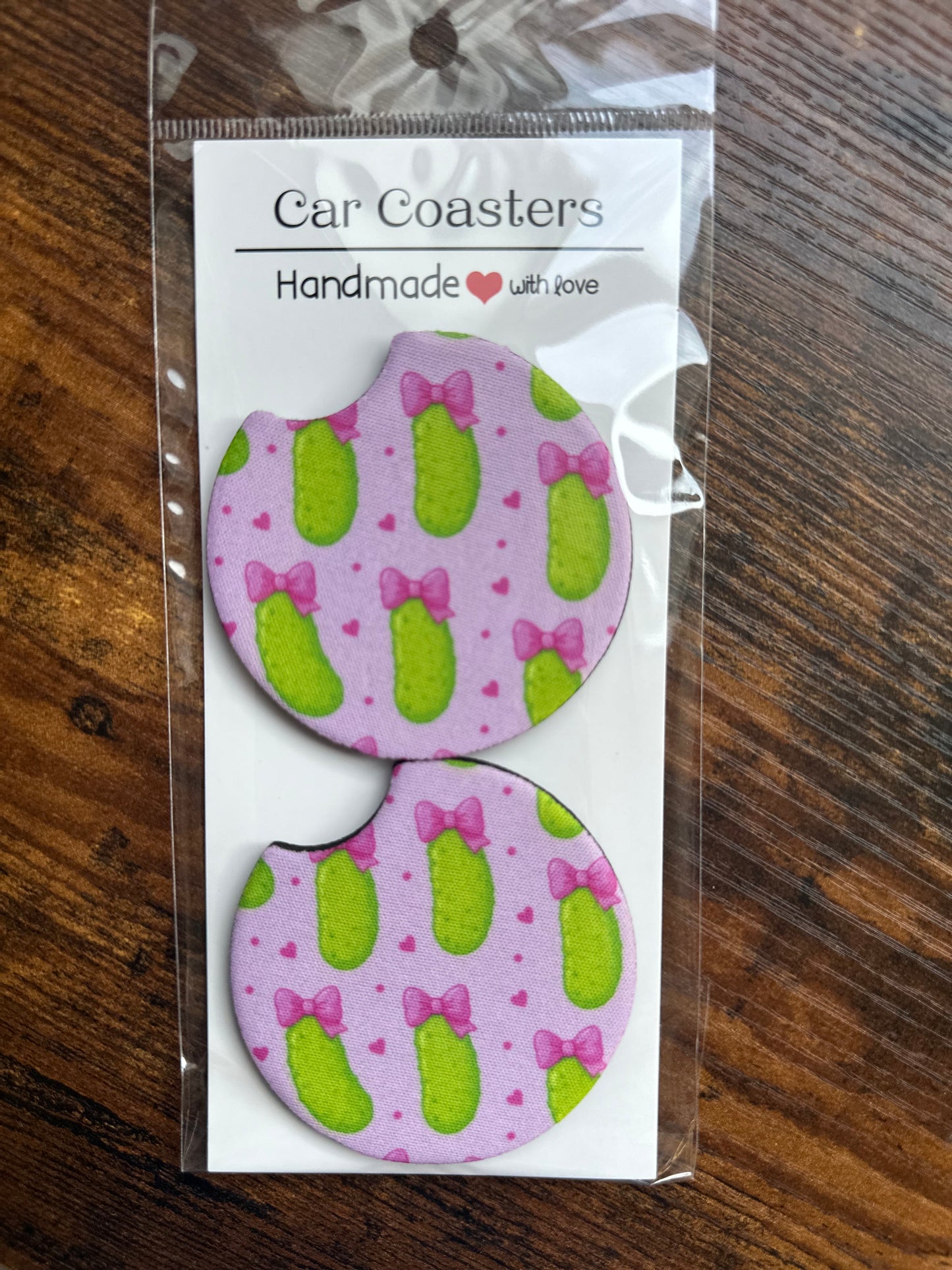 Car Coaster -Neoprene- Pickle