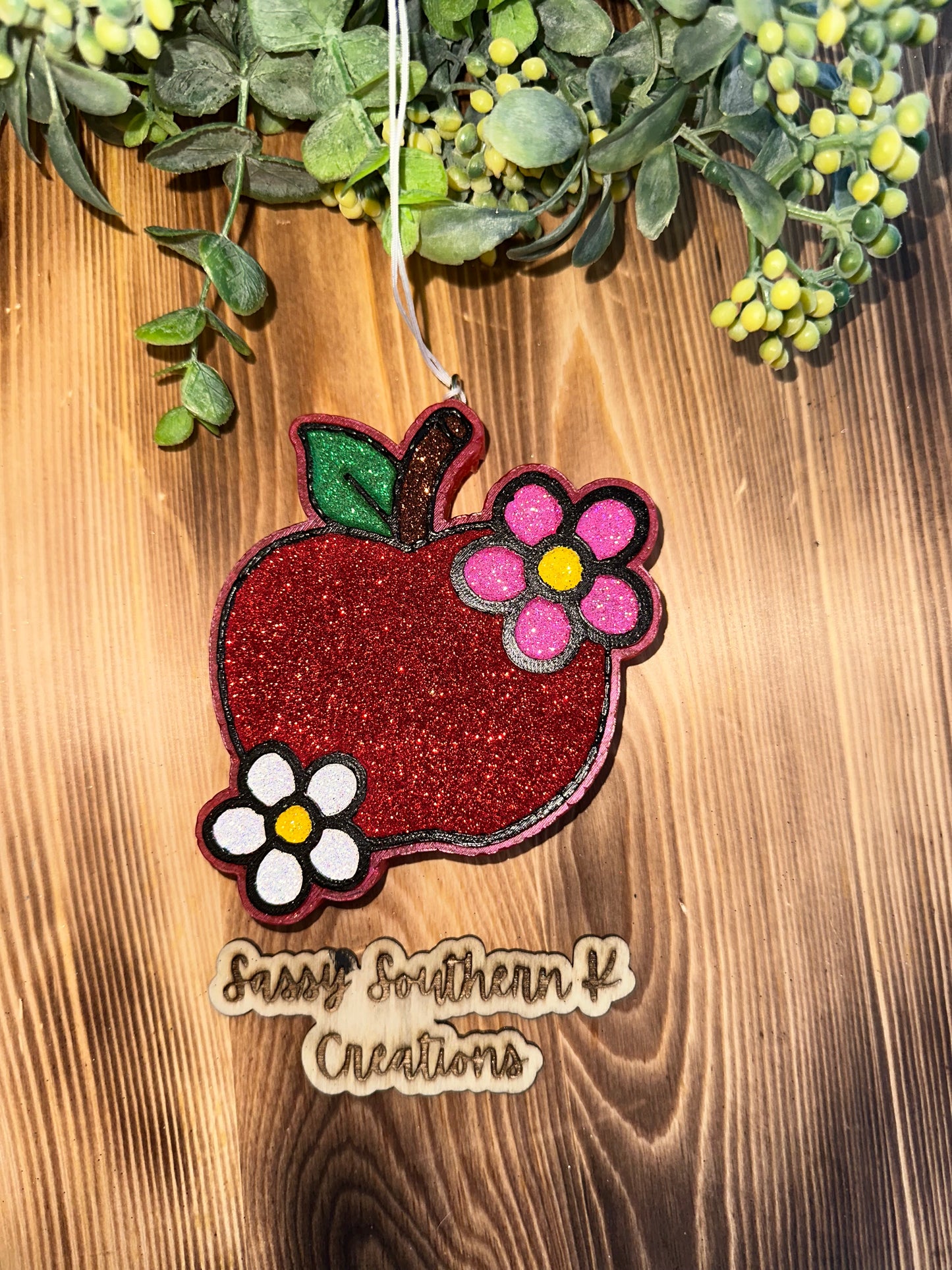 Car Freshie - Apple- Scent is Caramel Dipped Apple