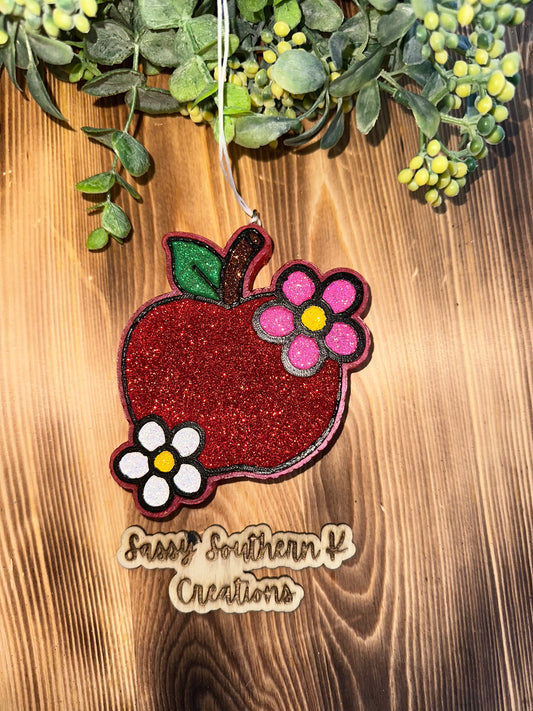 Car Freshie - Apple- Scent is Caramel Dipped Apple